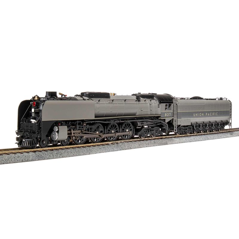 HO 4-8-4 FEF-2 Locomotive, TTG with Aluminum, Paragon4, UP #827