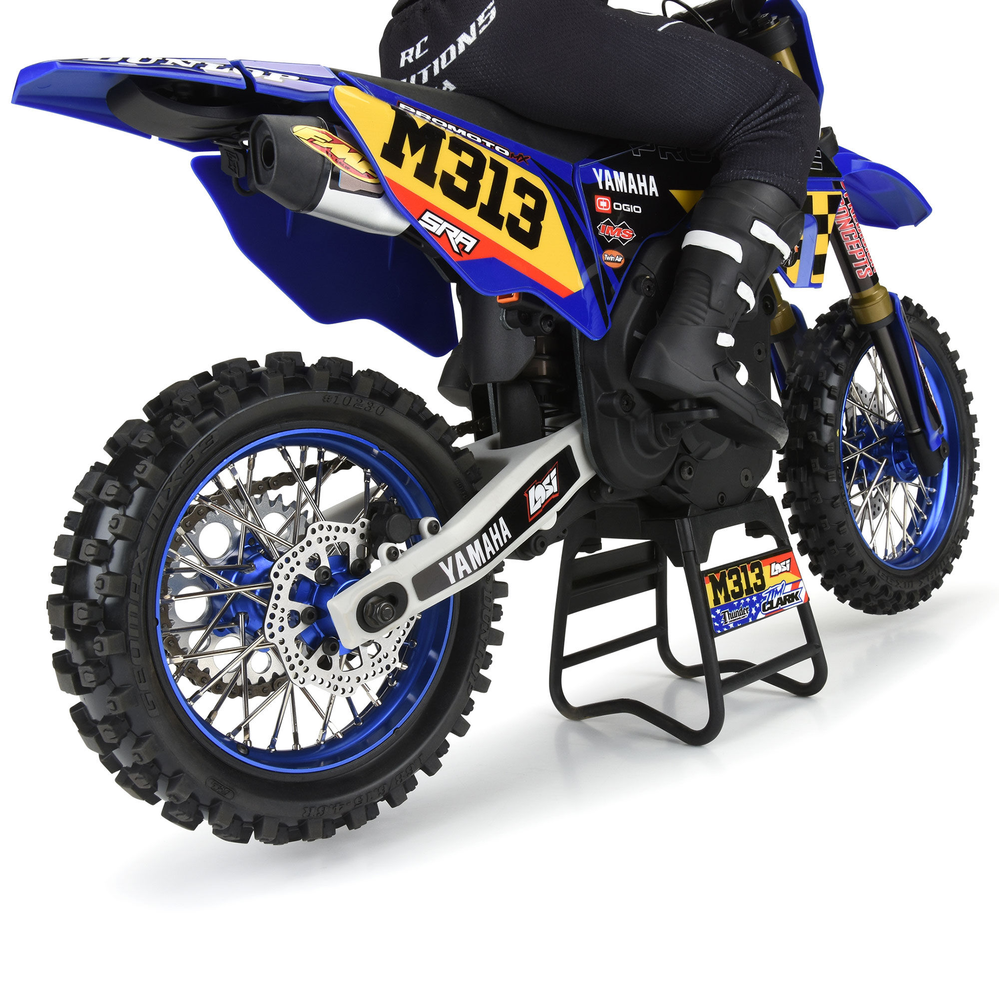 Pro-Line Racing 1/4 Pro-Spec Aluminum V2 Bead Rear Wheel Blue/Blue