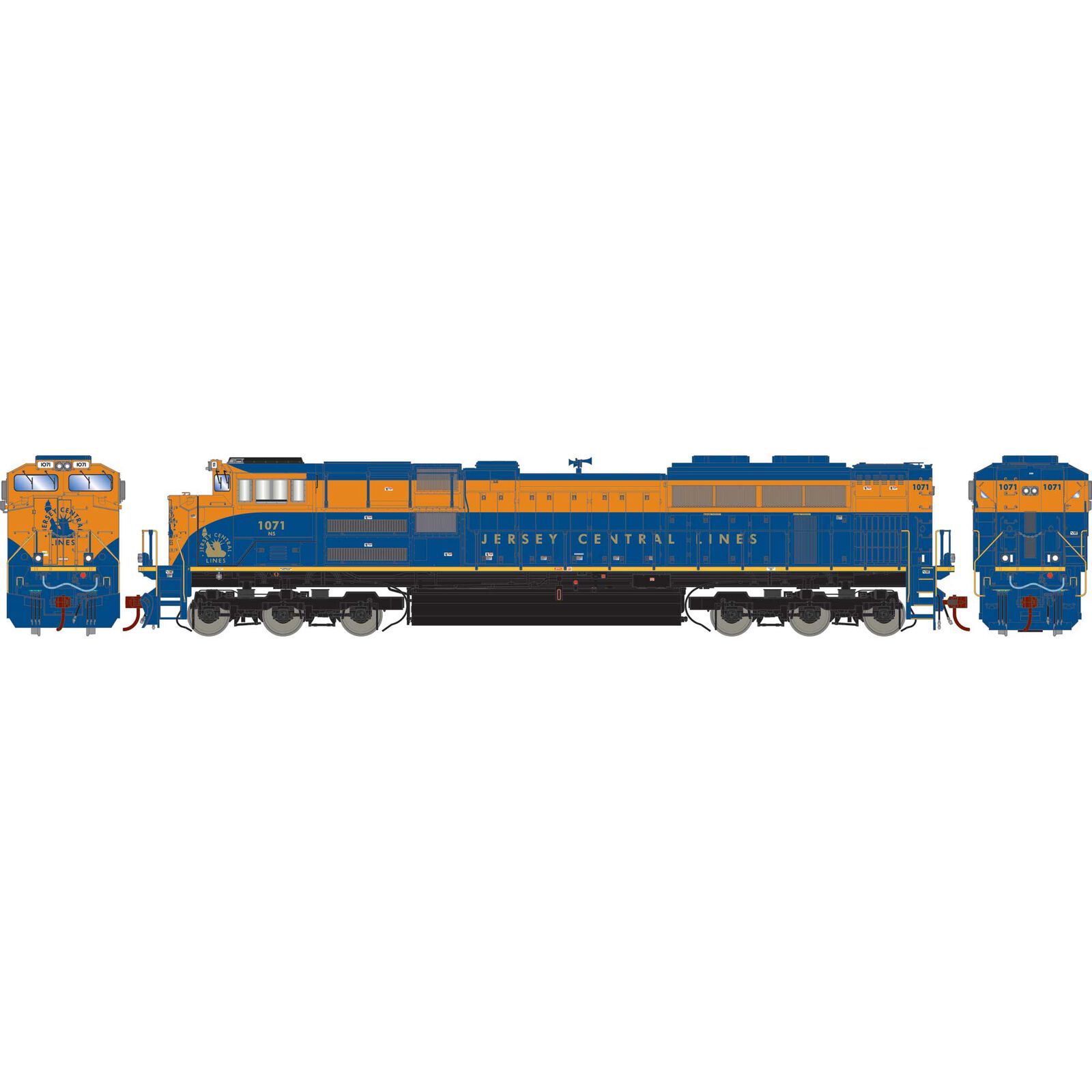 HO SD70ACe Locomotive with DCC & Sound, NS/CNJ Heritage #1071