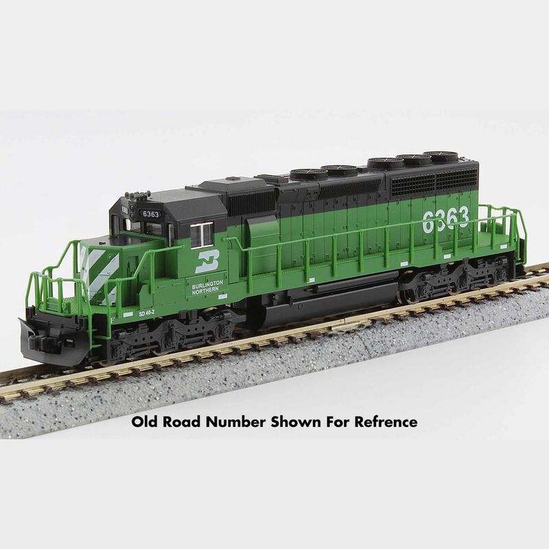 N EMD SD40-2  Burlington Northern #6328 With DCC