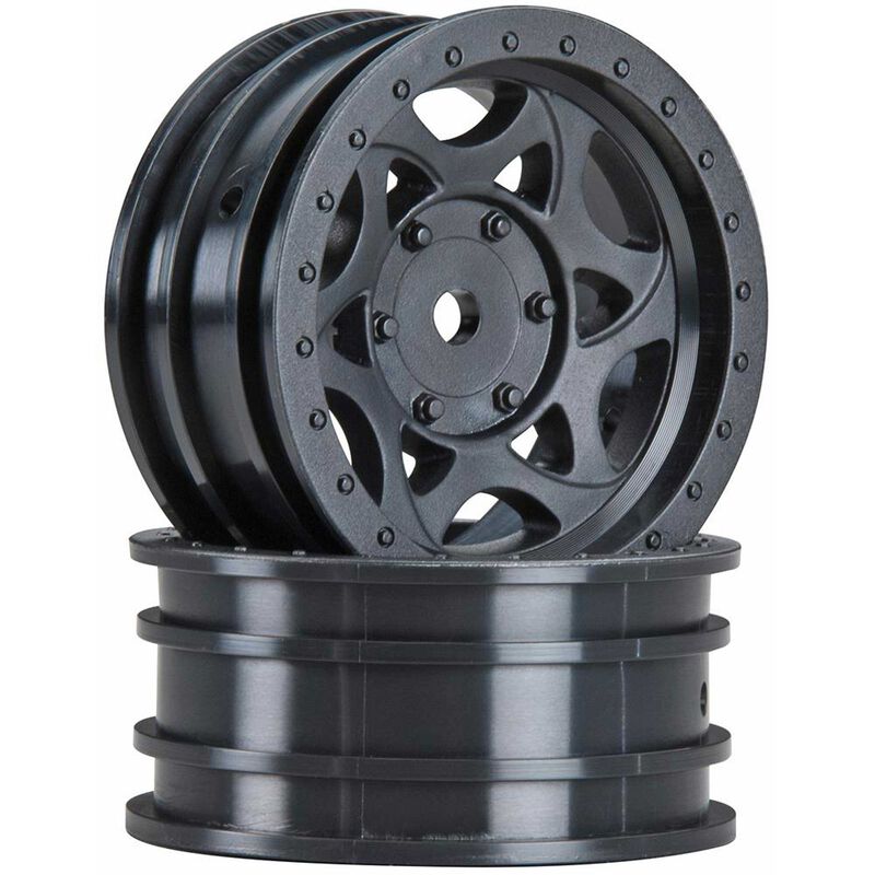 1/10 Walker Evans Street 1.9 Wheels, 12mm Hex, Black (2)