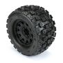 1/8 Badlands MX38 F/R 3.8" MT Tires Mounted 17mm Black Raid (2)