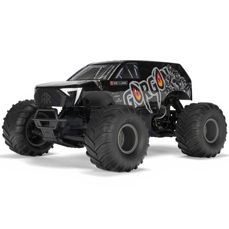 ARRMA 1/10 GORGON 2WD RTA Kit Brushed Monster Truck (Battery & Charger ...