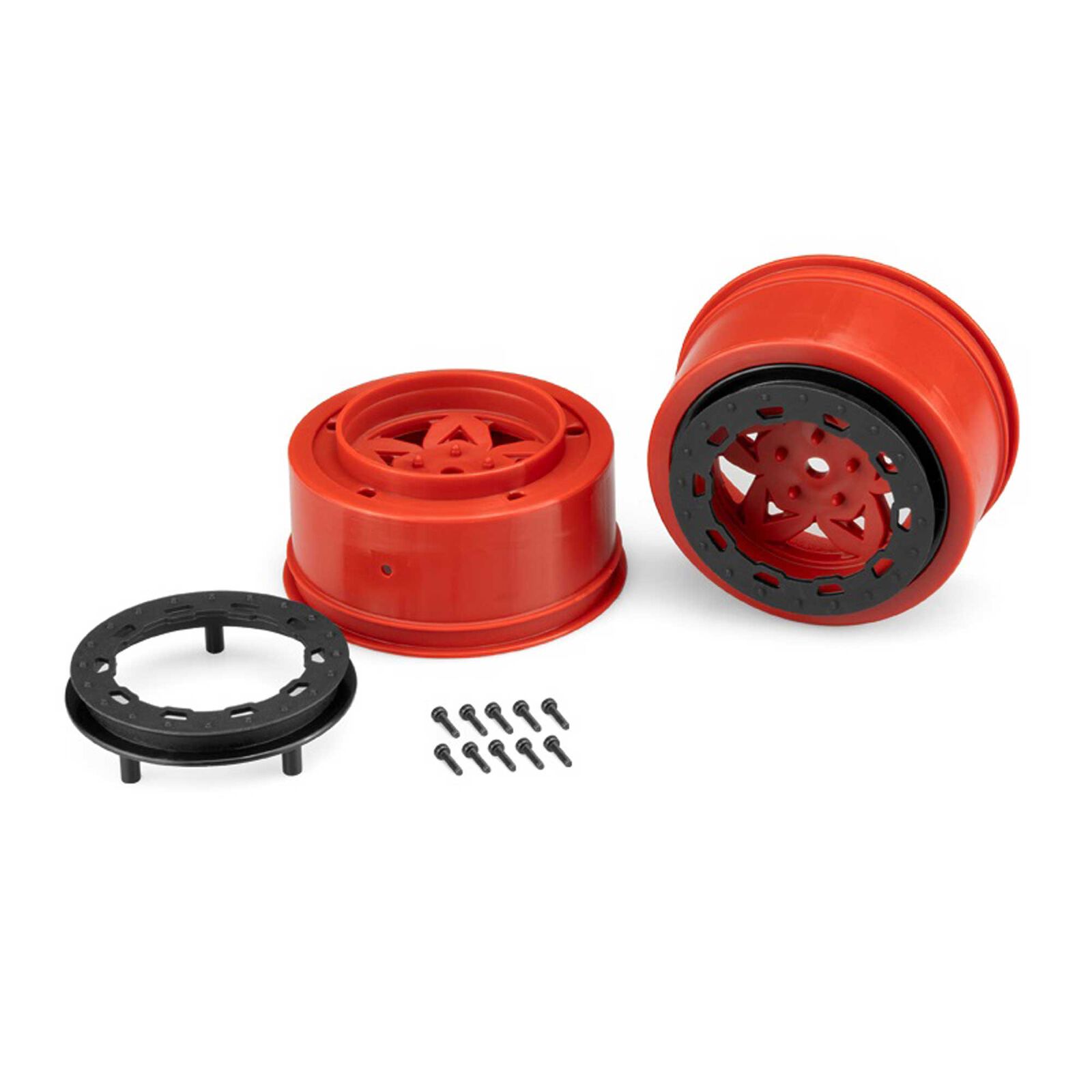 Tremor SLH Rr/SLH 4x4 F/R wheel-RED/BLK BDLCK (2)