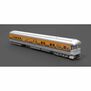 HO DRGW Business Car #107, Aluminum & Aspen Gold