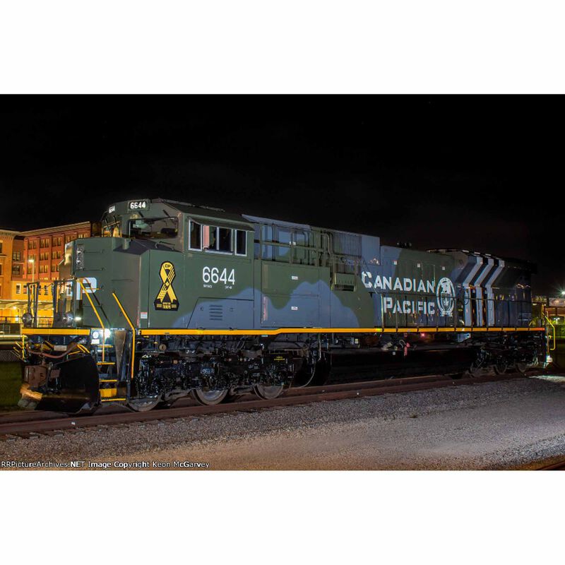 Kato USA, Inc. N SD70ACu CP Military Heritage #6644 (D-DAY) w/ DCC