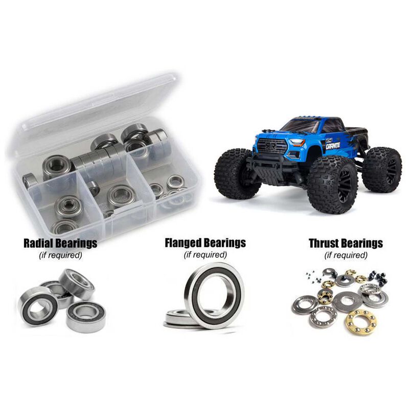 Rubber Shielded Bearing Kit, 1/10 ARRMA Granite Mega
