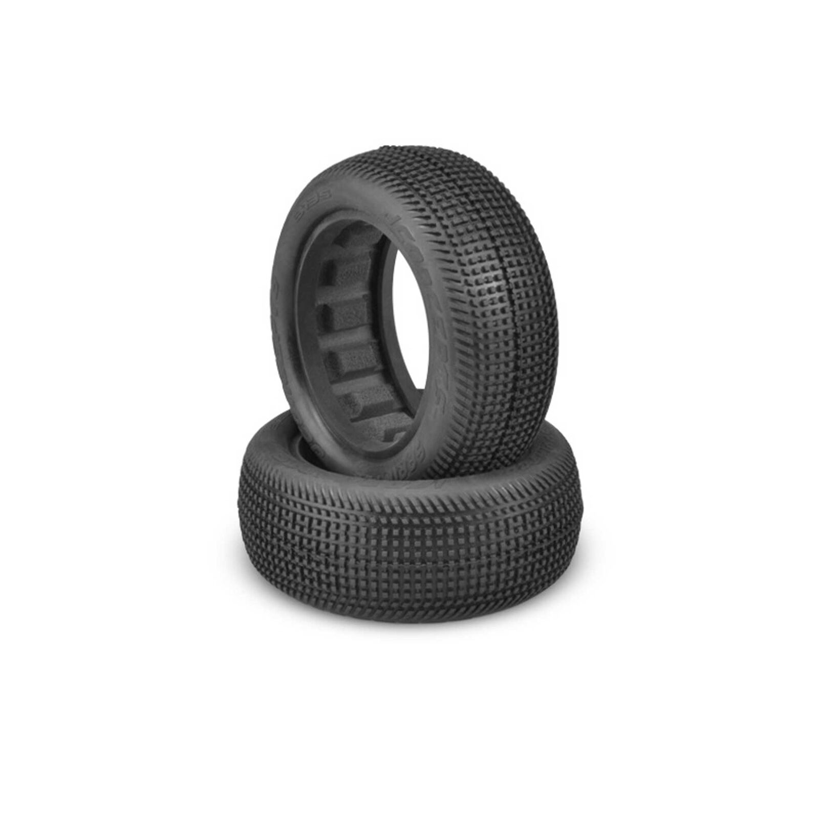 1/10 Sprinter 2.2” Front 4x4 Buggy Tires and Inserts, Green Compound (2)