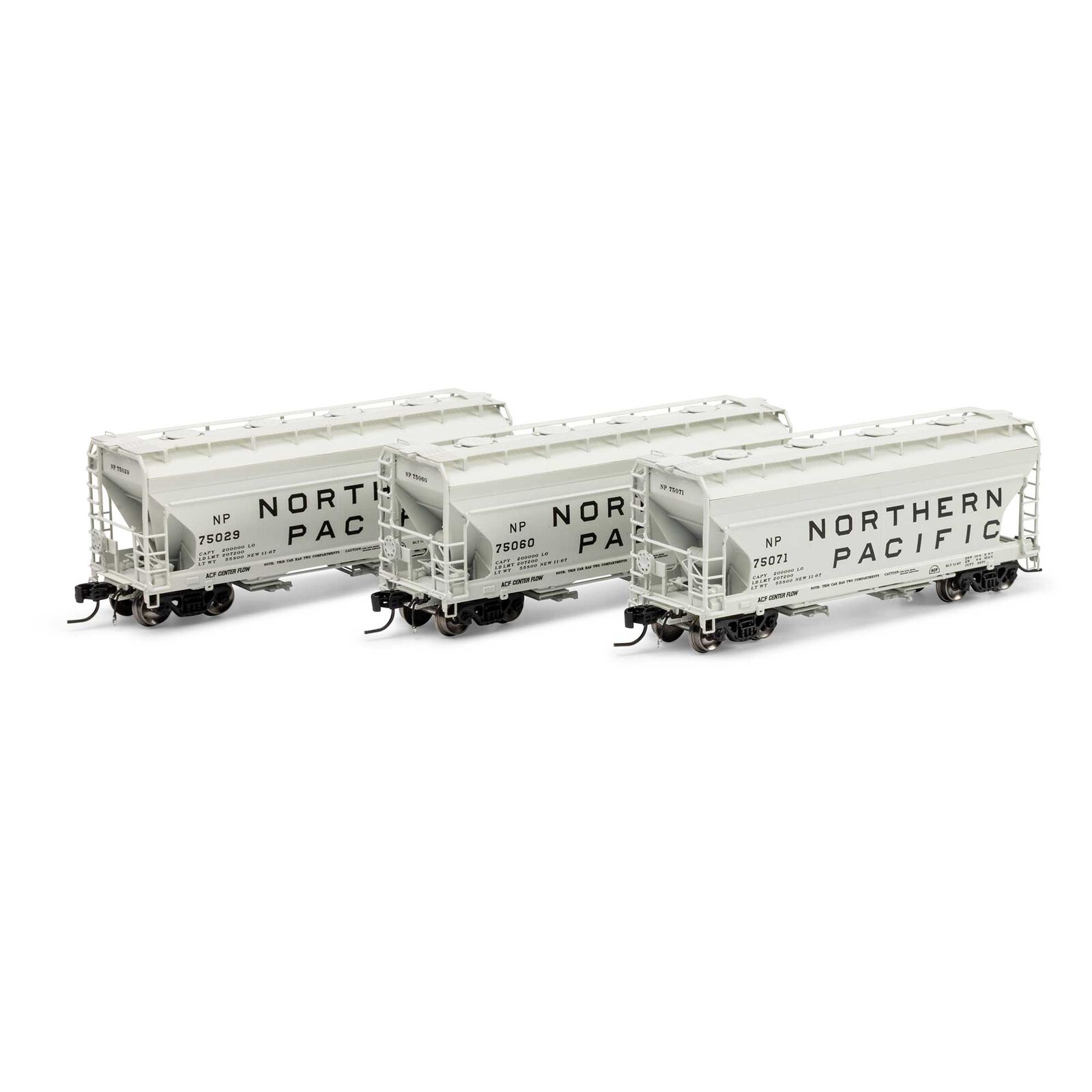 N ACF 2970 Covered Hopper, NP #75029/75060/75071 (3)