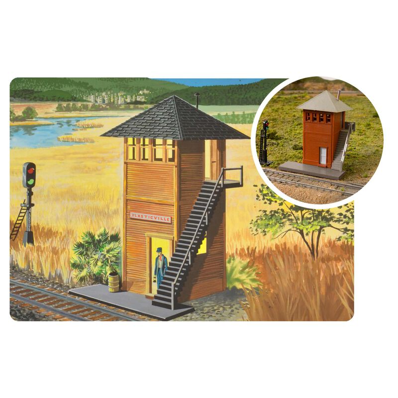 HO Plasticville USA 75TH Anniversary Switch Tower