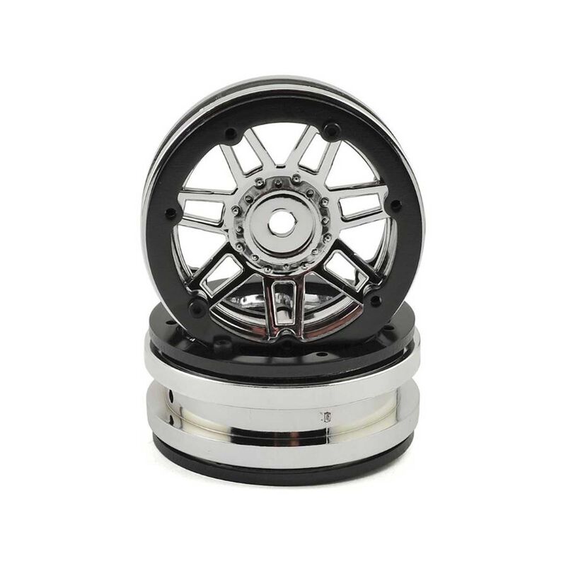 1.9 Beadlock Raceline #931 Injector, Chrome/Black (2)