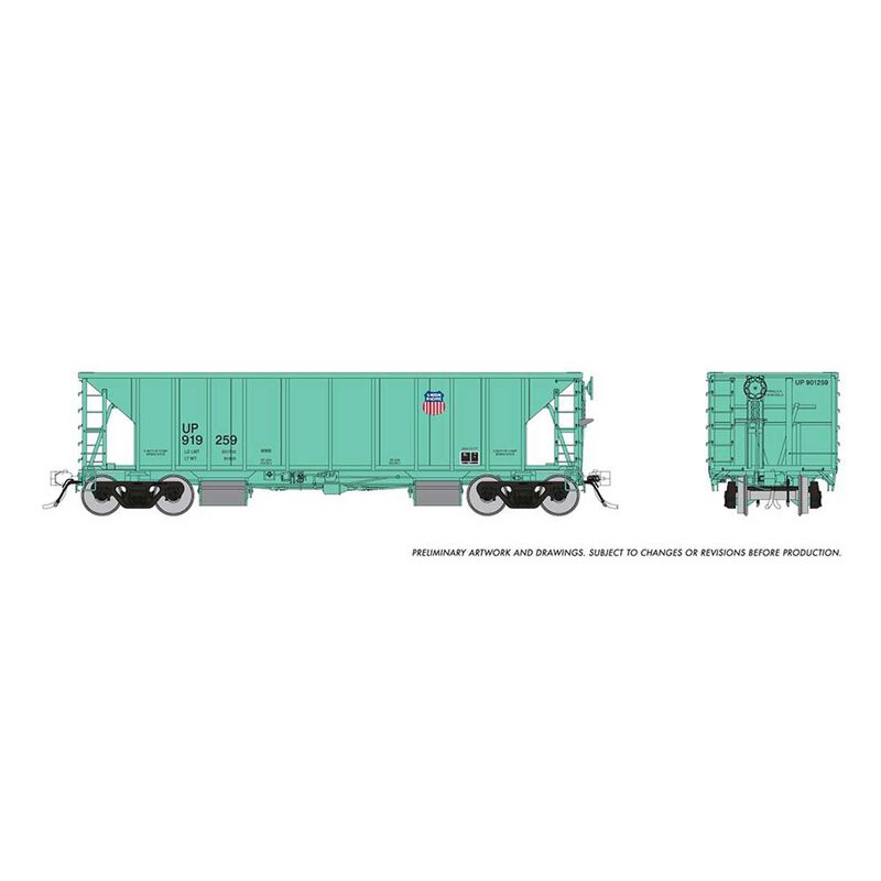 HO NSC Ballast Car: Union Pacific - Late: Single Car