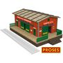 HO SCALE WAREHOUSE with MOTORIZED WORKING DOORS