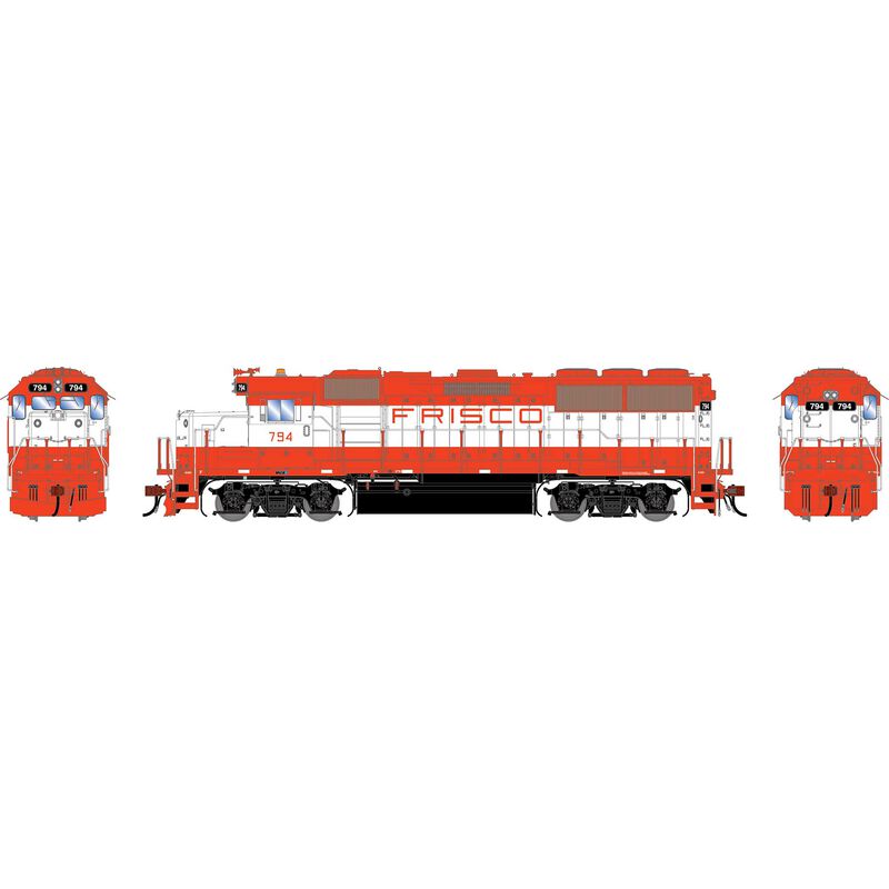 HO GEN GP50 PH I Locomotive, Legendary Liveries SLSF #794