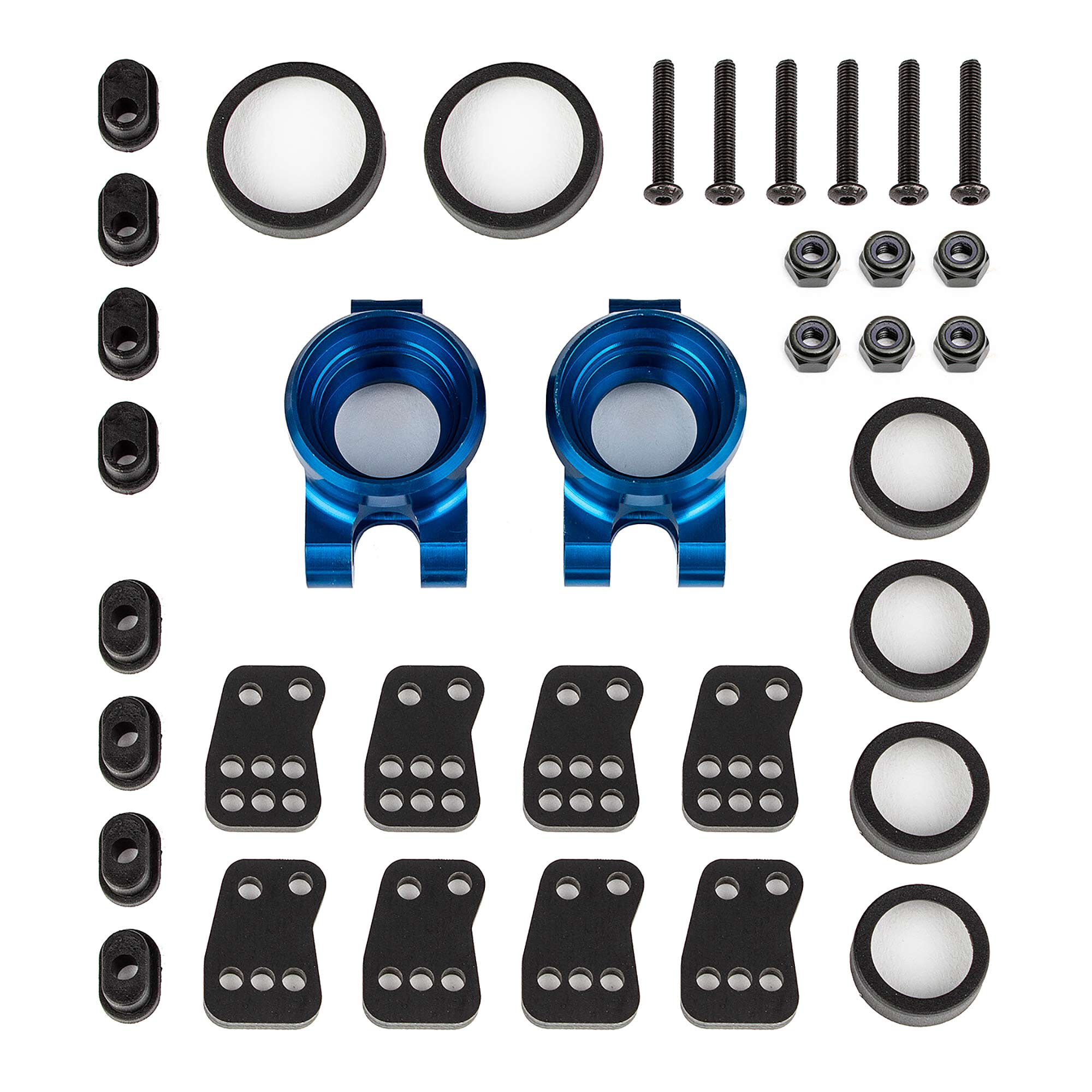Team Associated Factory Team V2 Rear Hubs Set, 1/8 Team Associated