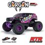1/10 GORGON 2WD RTR Brushed Monster Truck (Battery & Charger Included), Purple
