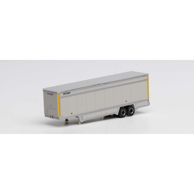 N 40' Drop Sill Parcel Trailer, UPS/Yellow #80672