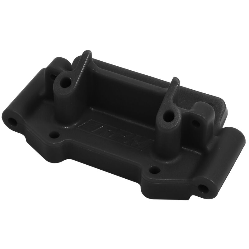 Front Bulkhead, Black: TRA 2WD Vehicles