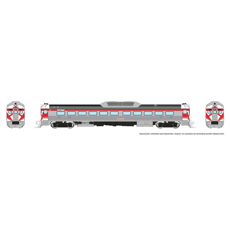 N Budd RDC-1 (Ph 2) (DC/Silent): CP Rail - Action Red