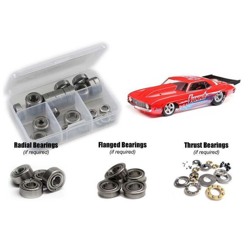 Metal Shielded Bearing Kit, 1/10 Losi 1969 Camaro 22S 2WD