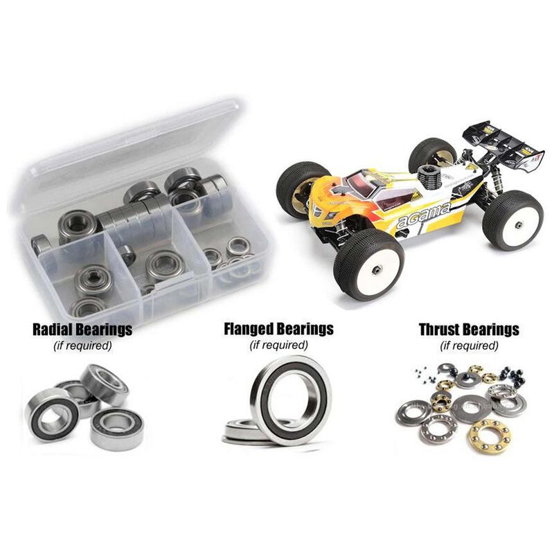 Agama Racing A8T/Evo 1/8th Nitro Truggy Rubber Shielded Bearing Kit