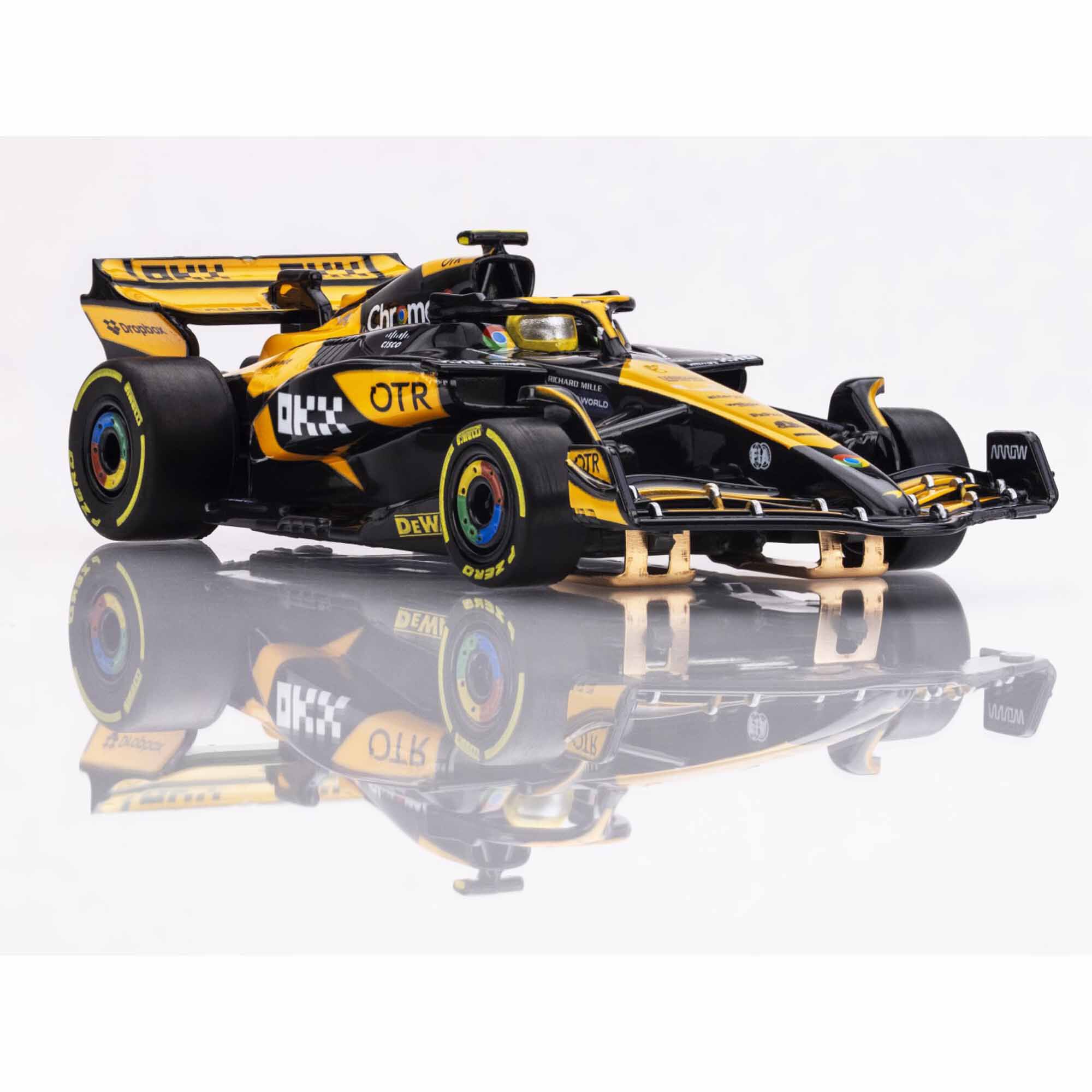 AFX/Racemasters HO 2024 McLaren Fomula-1 MCL38 #4 AU Mega G+ Slot