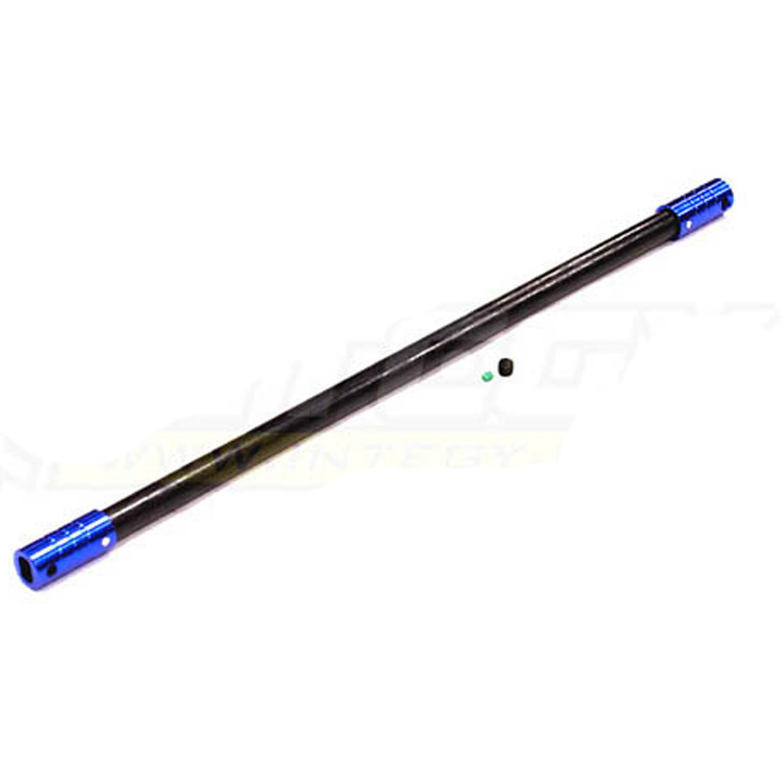 Graphite Center Driveshaft, Blue: Traxxas Slash 4X4