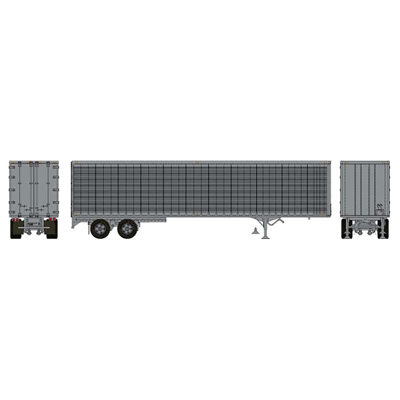 HO 45 Trailmobile Trailer Silver UNDEC