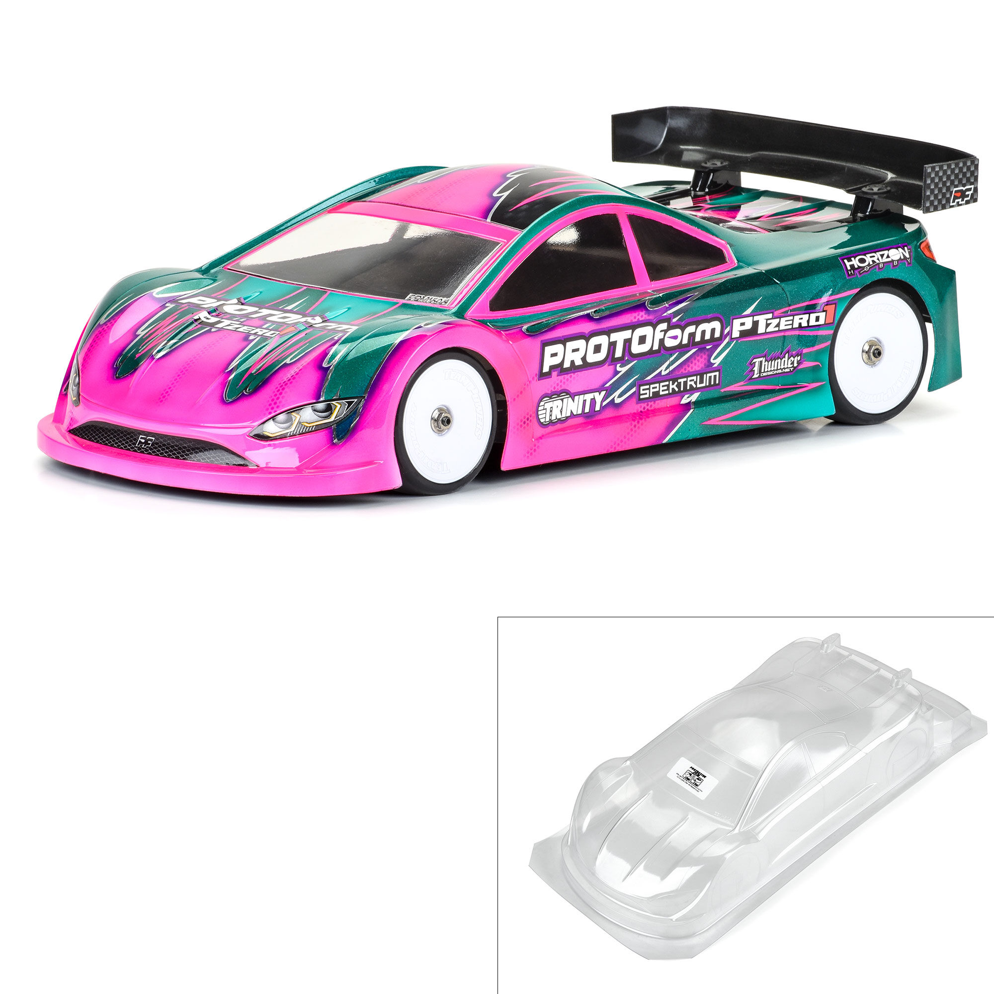 Pro-Line Racing 1/10 PTzero1 Light Weight (0.65mm) Clear Body for
