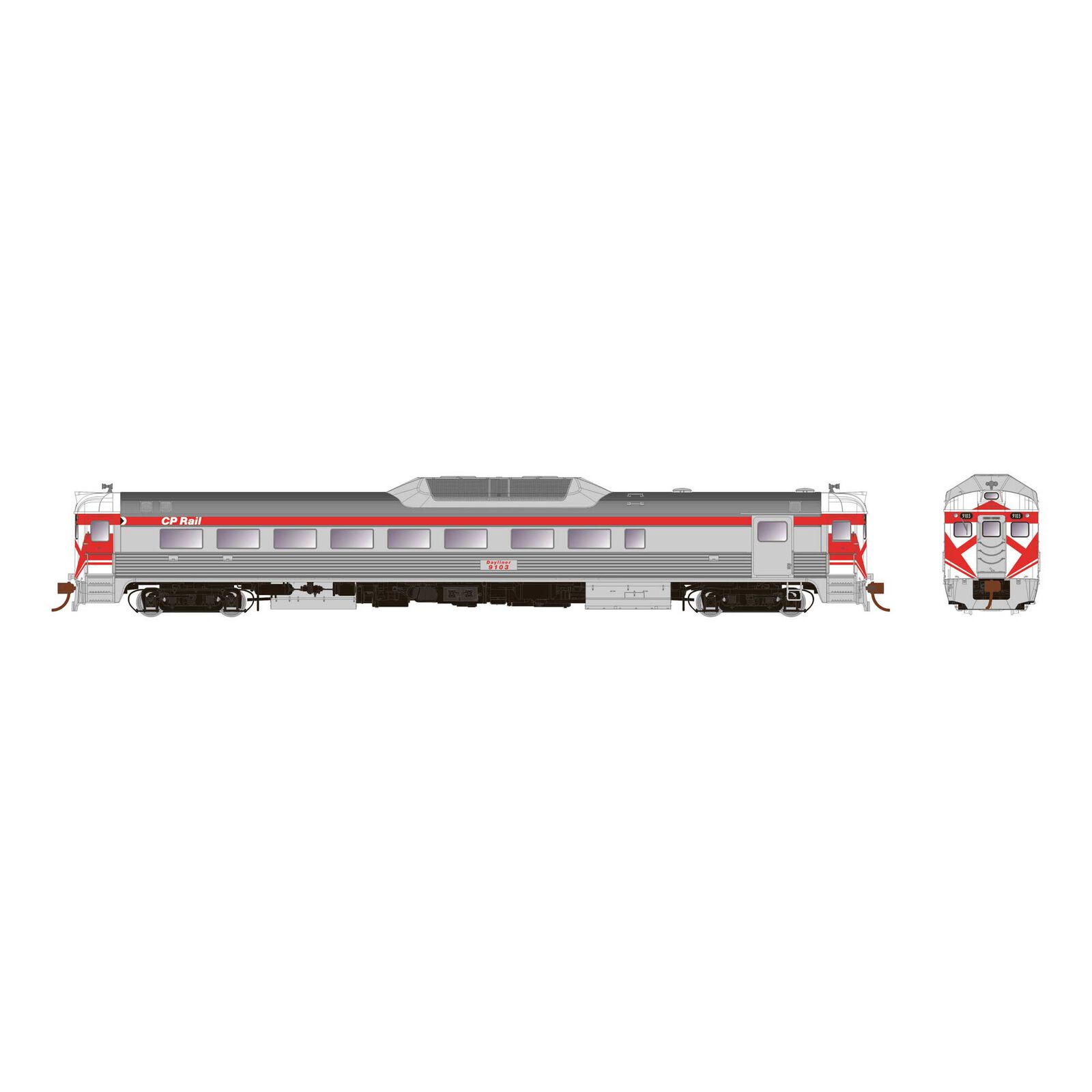 HO Scale RDC-2 (DC/DCC/Sound), CP ARHM Ph2 #9109