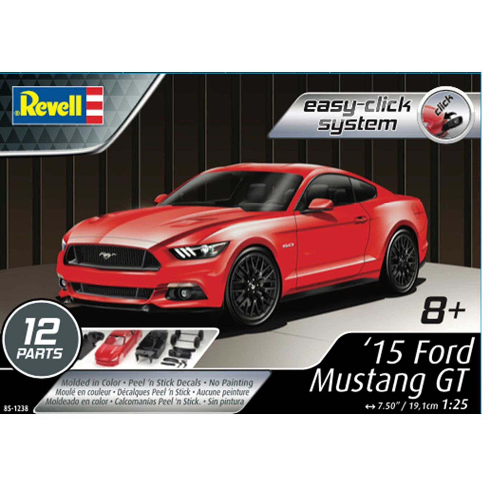 1/25 2015 Ford Mustang GT "Easy-Click"