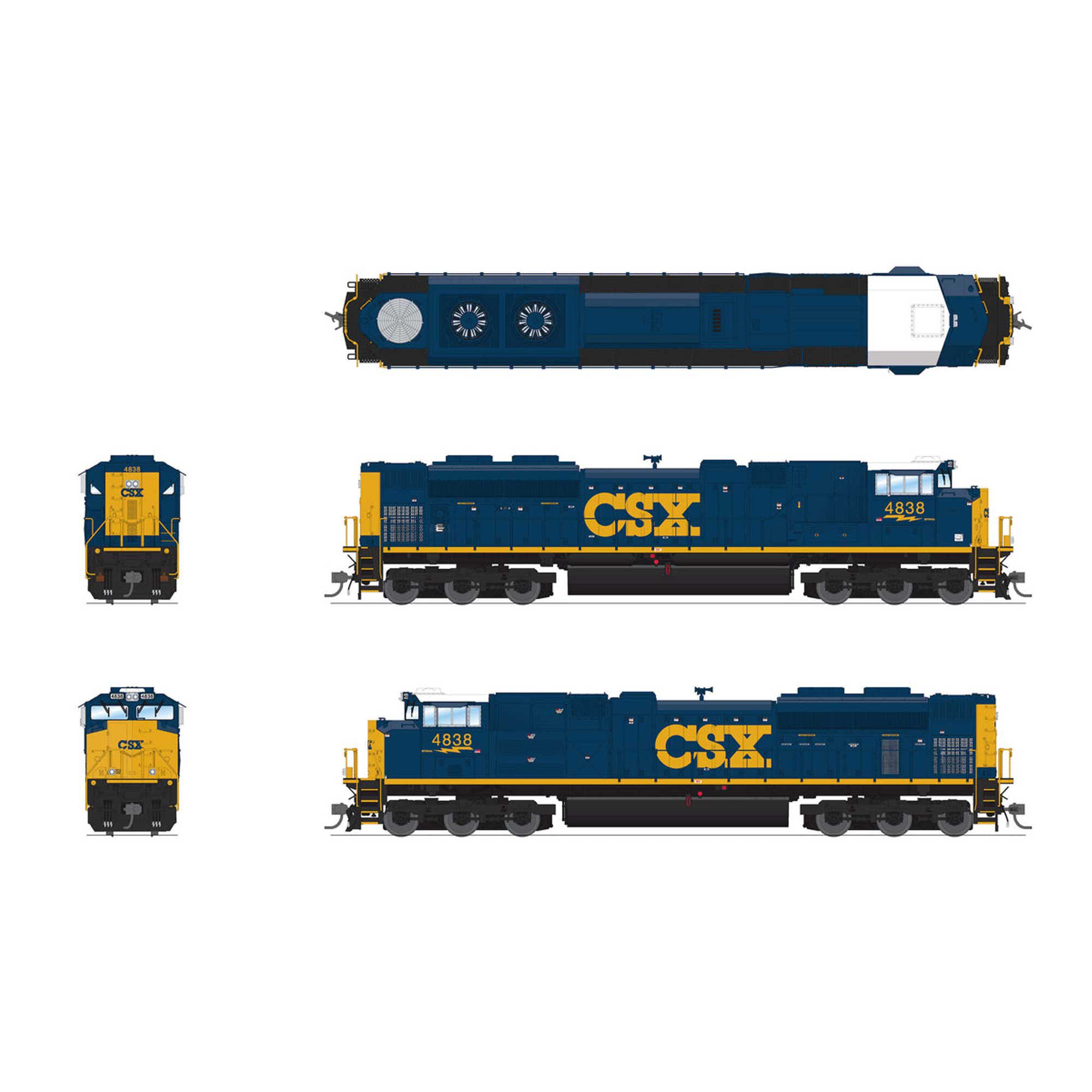 Broadway Limited Imports HO EMD SD70ACe Locomotive with DCC