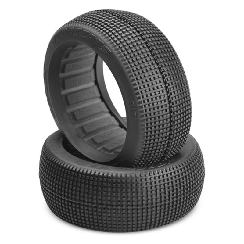 1/8 Reflex 83mm Buggy Tires with Inserts, Aqua A1 Compound (2)