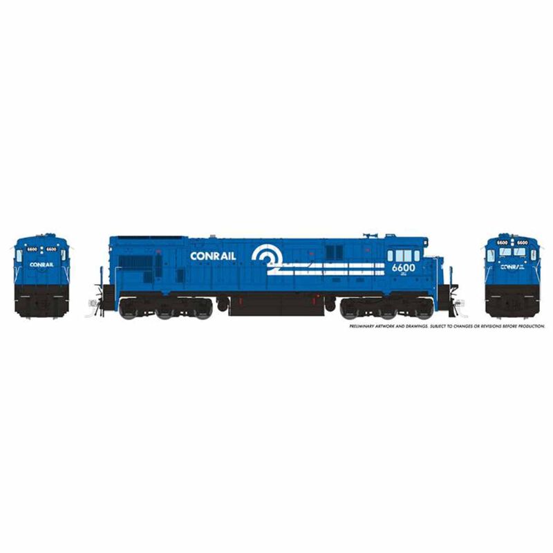 HO C30-7 Locomotive DC/DCC & Sound, CR #6605