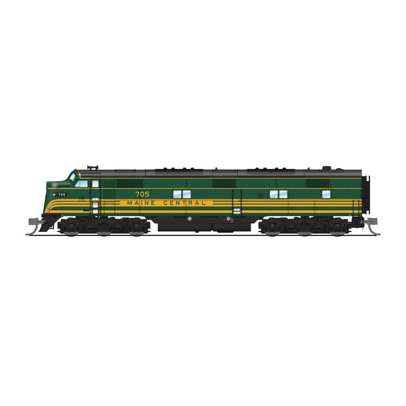 N EMD E7A Locomotive, MEC 705, Green & Dulux Gold with DCC & Sound