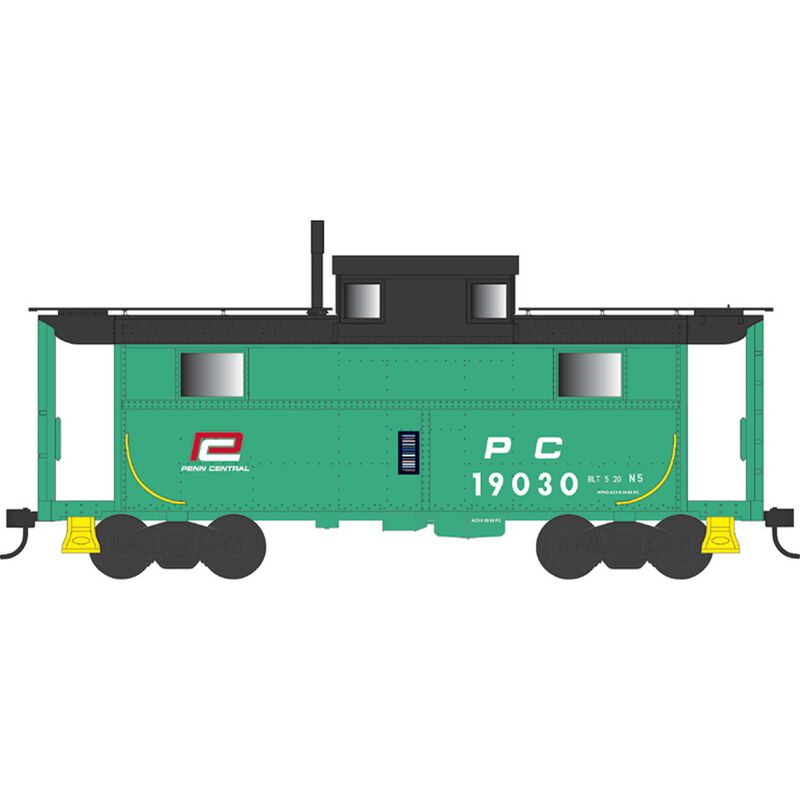 HO N5 Caboose, PC Red P #19012