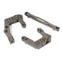 Front Shock Mounts, Grey: 1/10 Enduro Sendero