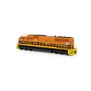HO SD60M with DCC & Sound, B&P/Orange/Yellow #3889