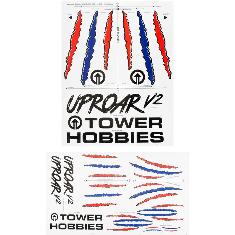 Decal Uproar V2 GP EP ARF