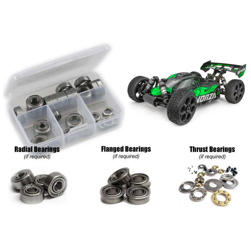 Metal Shielded Bearing Kit, 1/8 HPI Vorza S Flux