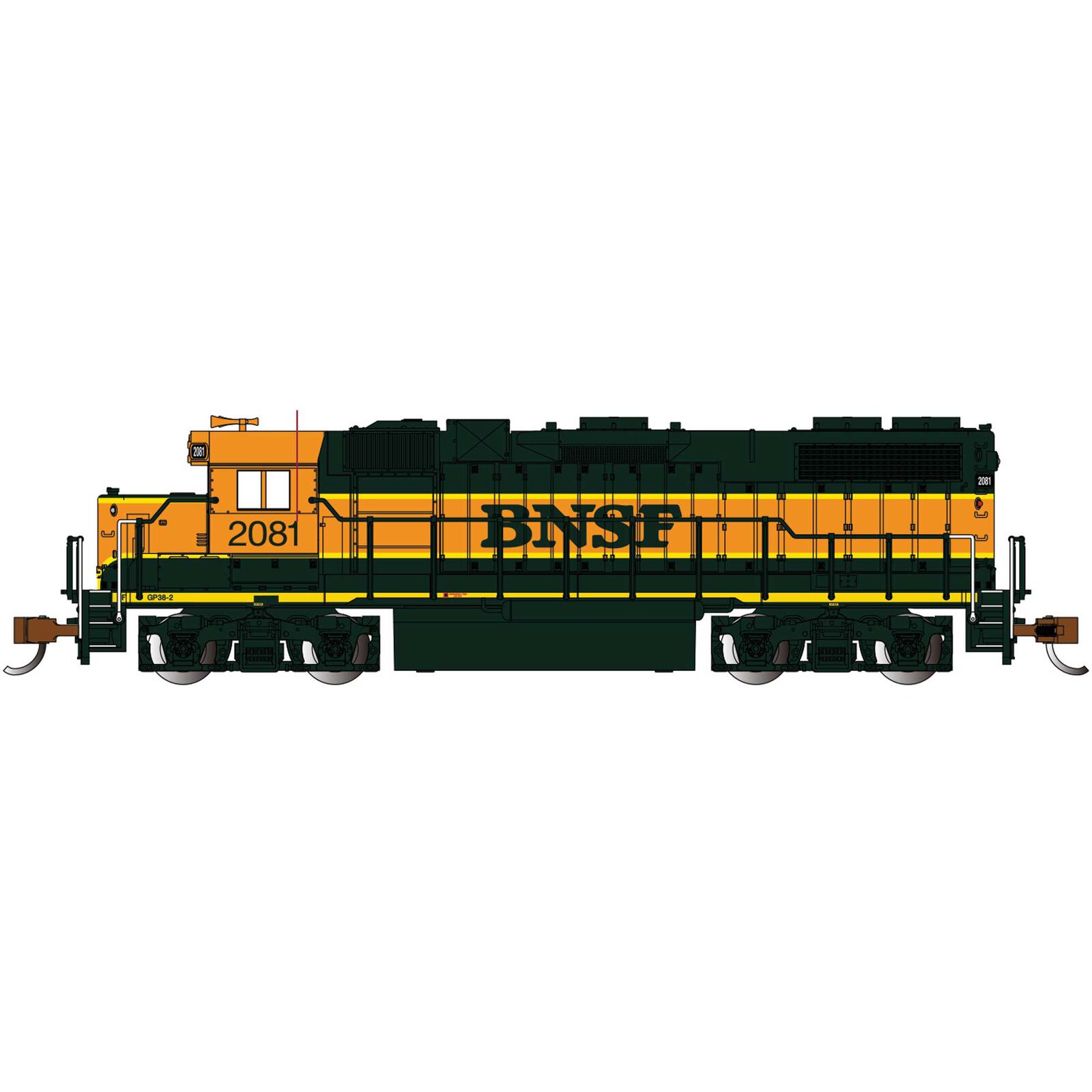 BNSF #2081 H1 SCHEME with DYNAMIC BRAKES