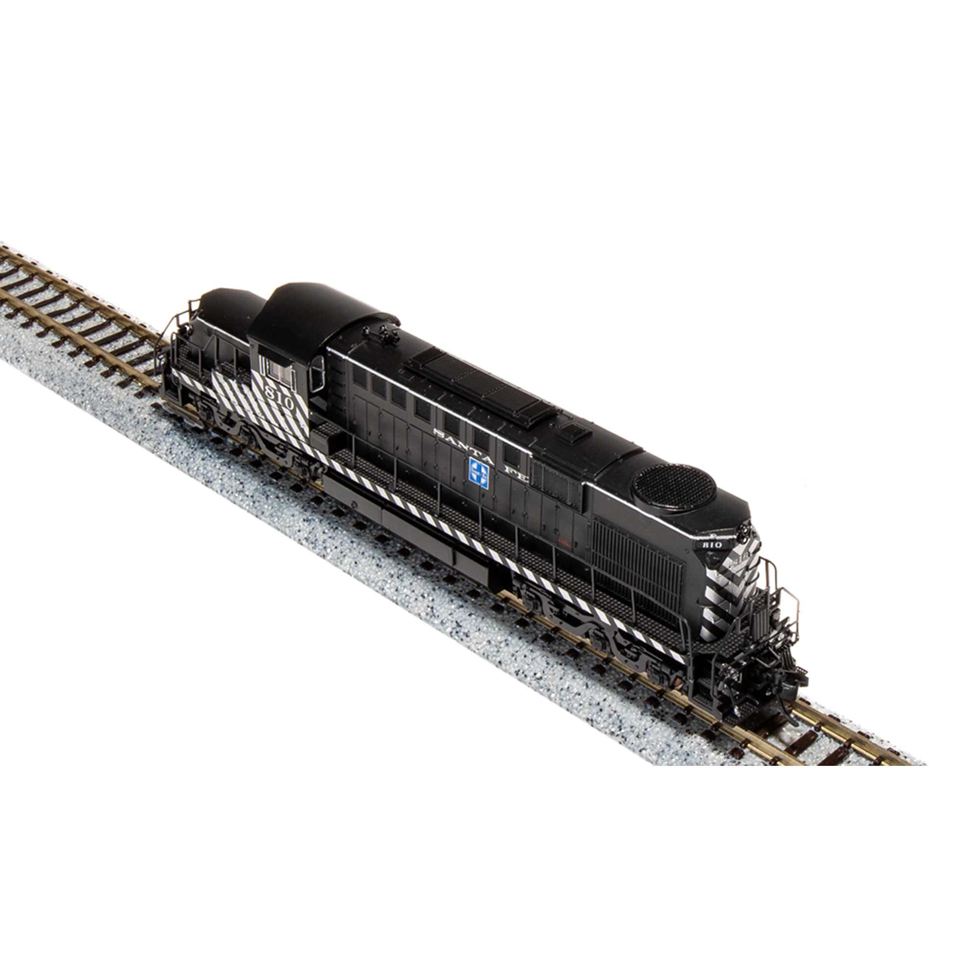 鉄道模型 Broadway Limited ALCO RSD 15 AT&SF Broadway Limited Imports N Alco RSD-15 Locomotive, Zebra Stripes