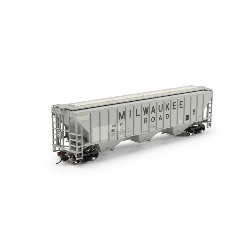Athearn HO ATH PS 4740 Covered Hopper, Primed For Grime CEFX #15752