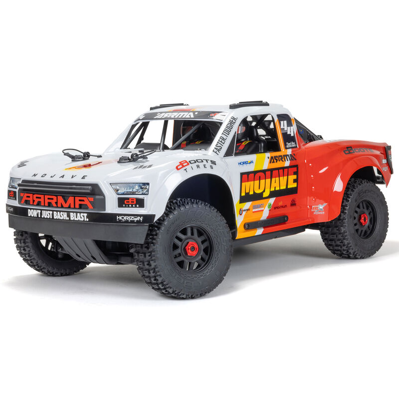 1/8 MOJAVE 4S 4X4 RTR Brushless Desert Truck, White/Red - SCRATCH & DENT