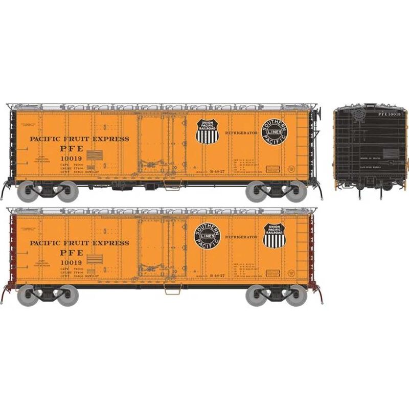 HO PFE R-40-27 Reefer: PFE - 1957 Scheme: 6-Pack #2