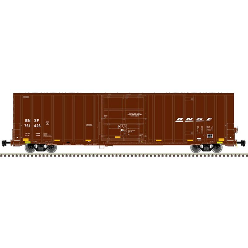HO 60' Gunderson 7538 SD Boxcar BNSF 761410