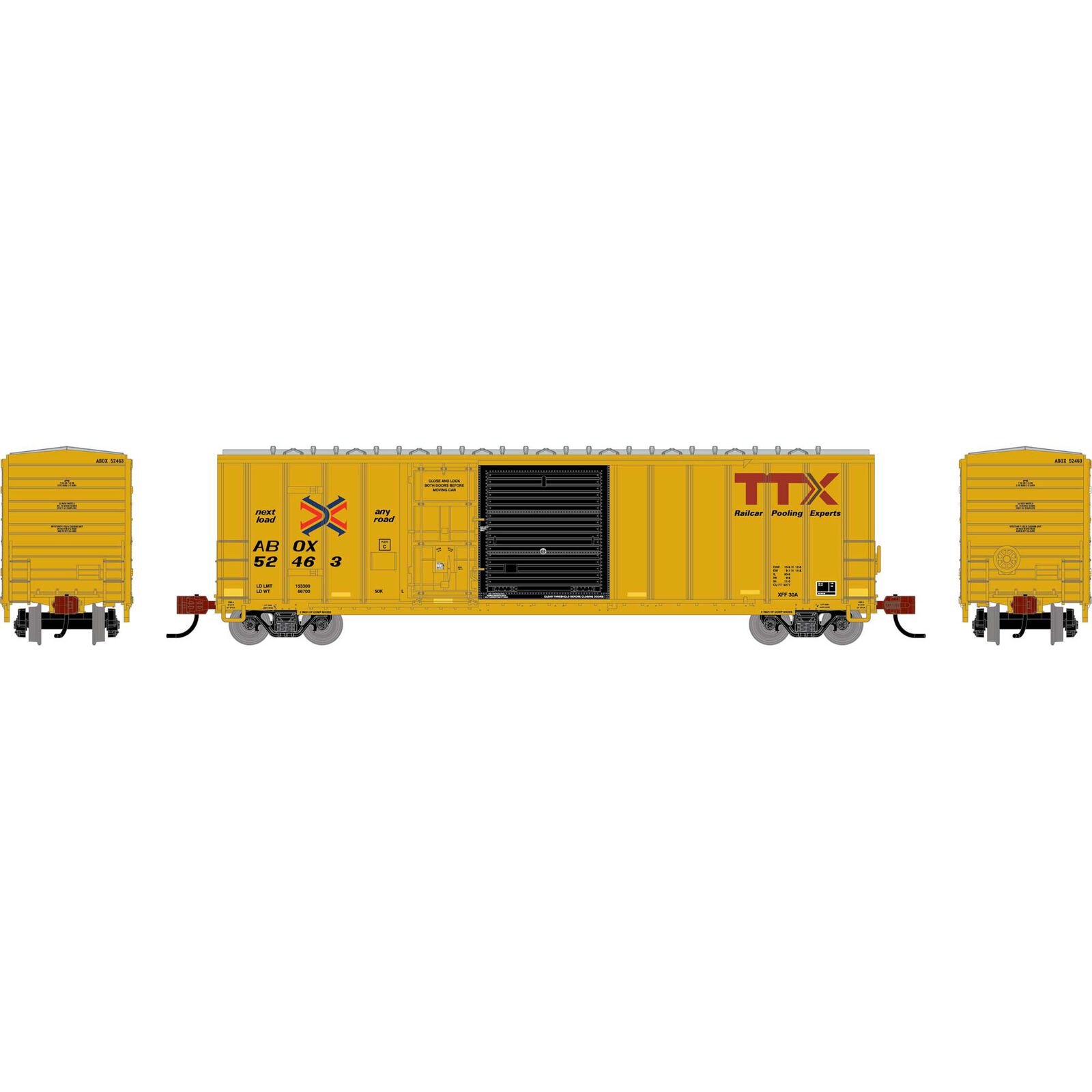 N 50' FMC 5277 Combo Door Box Car, Legendary Liveries ABOX #52463