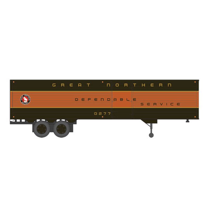 HO 40' Fruehauf Fluted-Side Volume Van Trailer, GN #2