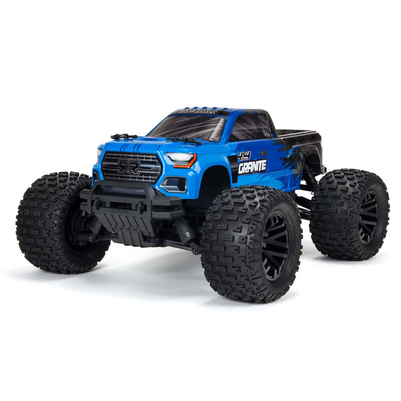 1/10 GRANITE 4X4 RTR Brushed Monster Truck (Battery & Charger Included), Blue
