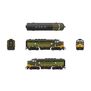 HO EMD F3 Locomotive A/B, NP 6504A / 6504B, Streamliner with Paragon4